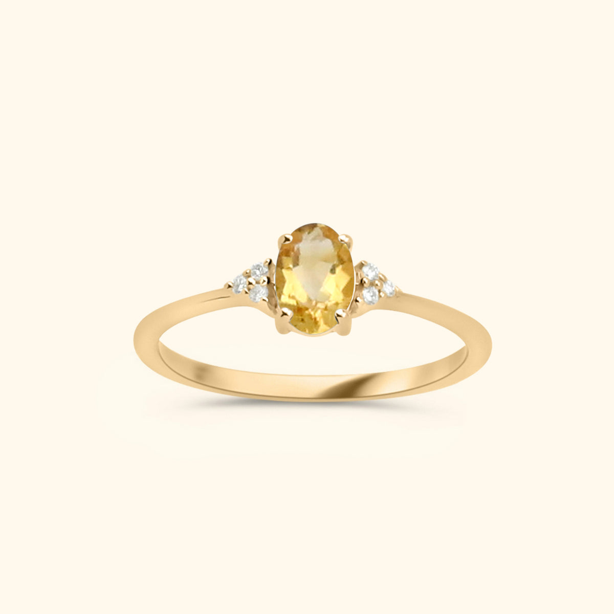 Tanja Citrine ring | 9K